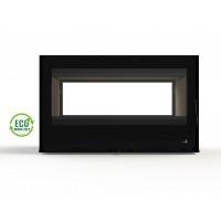 Insert Lagos Ecodesign Modèle Lagos-C-895-Df Porte Battante Double Face Avec Puissance 8Kw De La Marque Termofoc Oui, Avec Ventilation , Foyer Acier Carbone Et Vermiculite